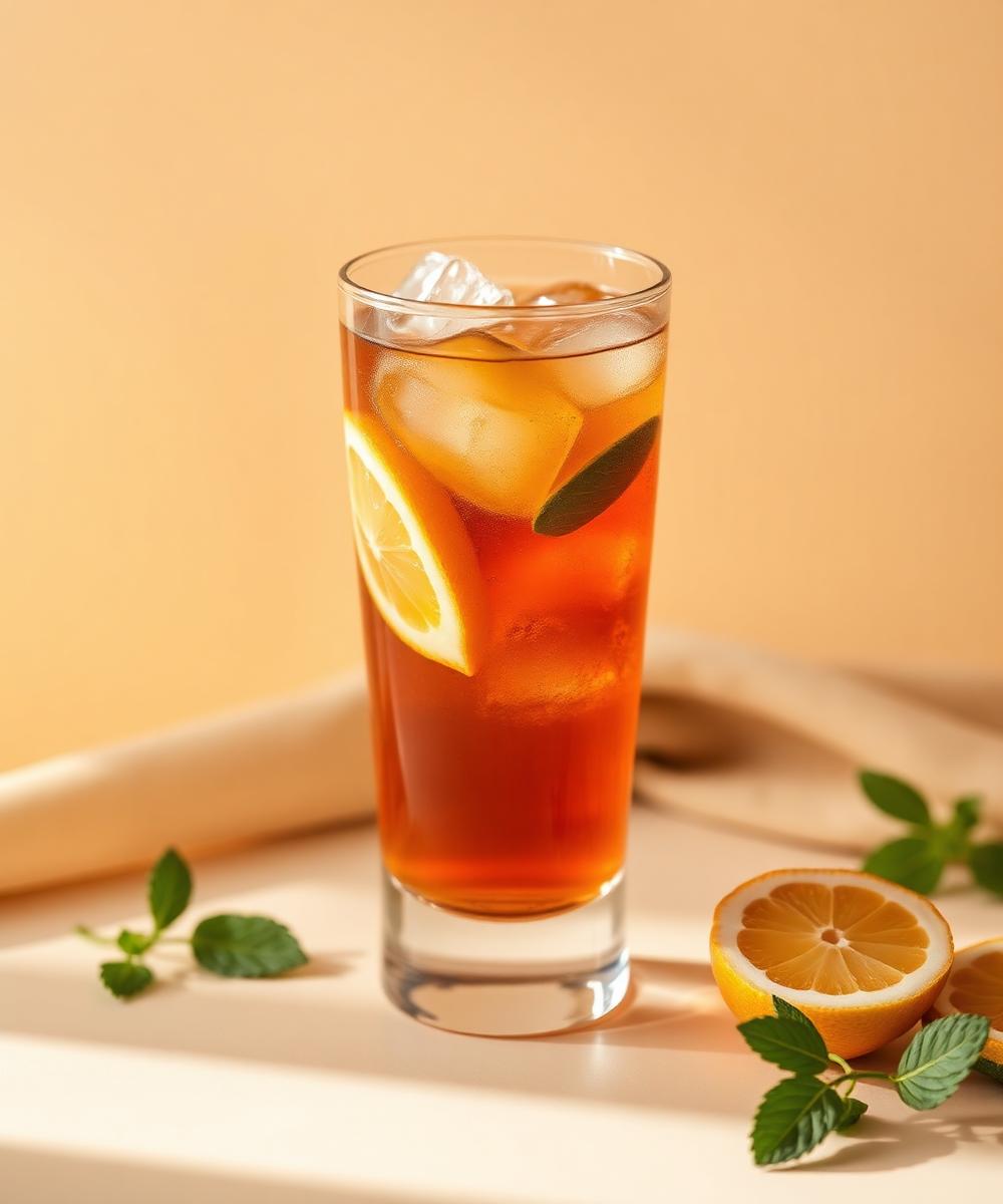 A morning herbal beverage beside a window with early sunlight
